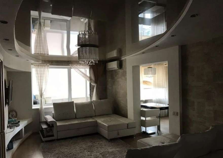 Двухуровневый потолок в гостиную, фото 2